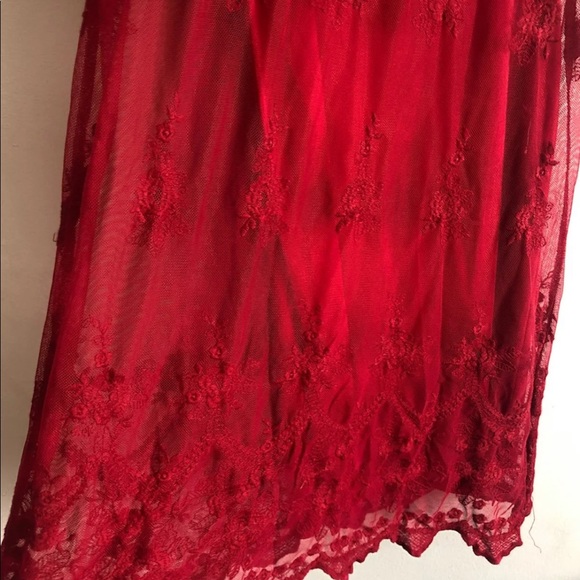 Red sheer dress - Picture 2 of 2